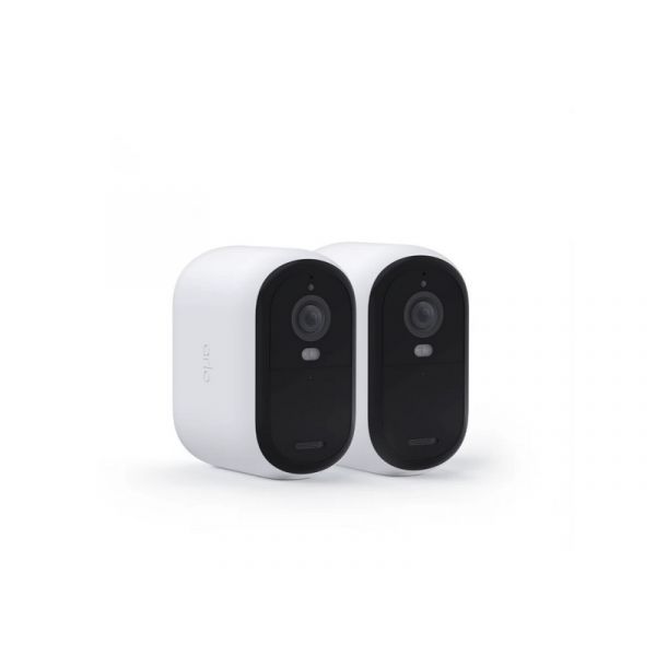 Arlo Essential (Gen.2) XL FHD Outdoor Security Camera - 2 Camera Kit, White (VMC2252-100EUS)