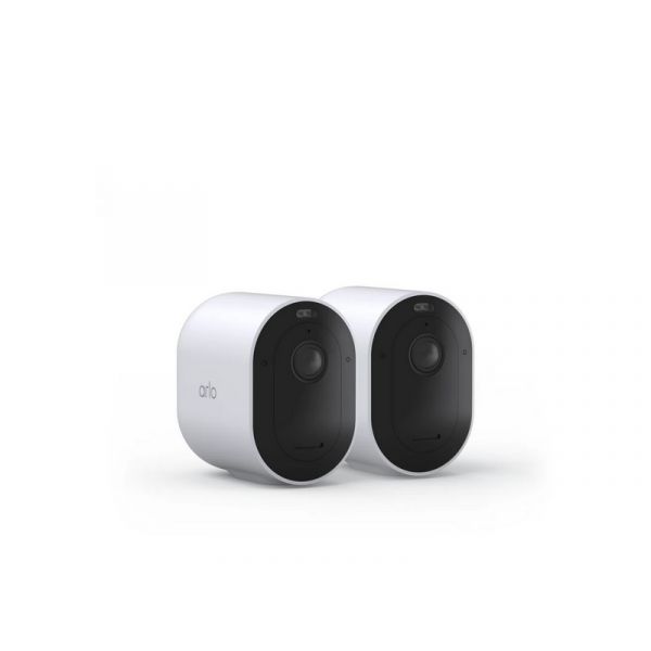 Arlo Pro 5 Outdoor Security Camera - 2 Camera Kit (Base station not included), White - VMC4260P-100EUS