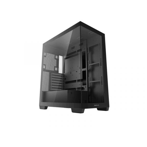 DEEPCOOL CG580 ATX PC ház, Tápegység nélkül, fekete, Üvegfalú (R-CG580-BKNDA0-G-1)