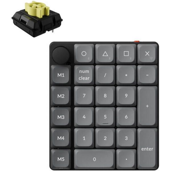 Keychron K0 Max Bluetooth, Vezeték Nélküli Mechanikus Numerikus Billentyűzet (K0M-H4)