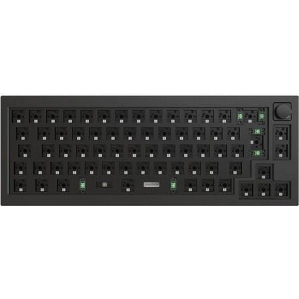 Keychron Q2 Swappable RGB Backlight Knob ISO Barebone fekete Gaming Billentyűzet (Q2-F1)