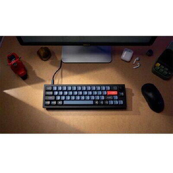 Keychron Q9 Swappable RGB Backlight Knob ISO USB Gaming Billentyűzet (Q9-F1)