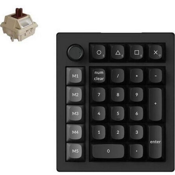 Keychron V0 Ultra 8K Bluetooth, Vezeték nélküli, Mechanikus, Numerikus Billentyűzet (V0U-D3)