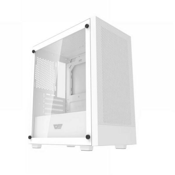 Darkflash M305 számítógépház ventilátorok nélkül (Fehér) (M305_WHITE)