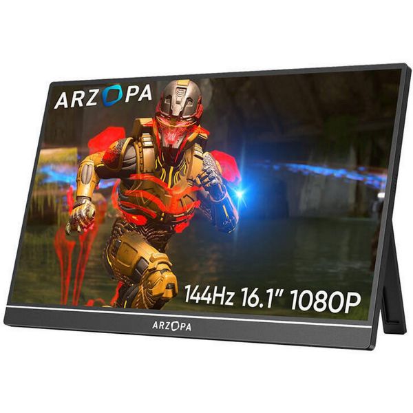 Arzopa Z1FC 16,1 Hordozható Monitor, Ezüstszürke (Z1FC SILVER GRAY)