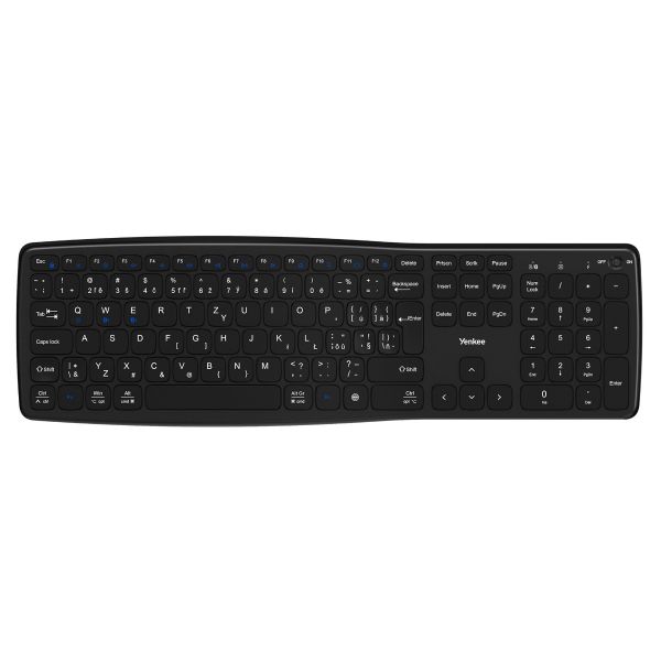 Yenkee YKB 2100HU BK SWIFT vezeték nélküli billentyűzet (45032162) fekete