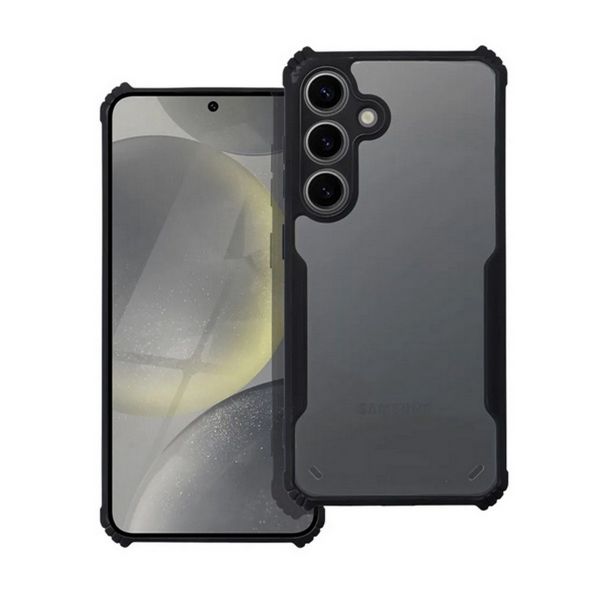 Gigapack Szilikon telefonvédő (ütésállóság, légpárnás sarok, akril hátlap, kameravédő) FEKETE (GP-166421)