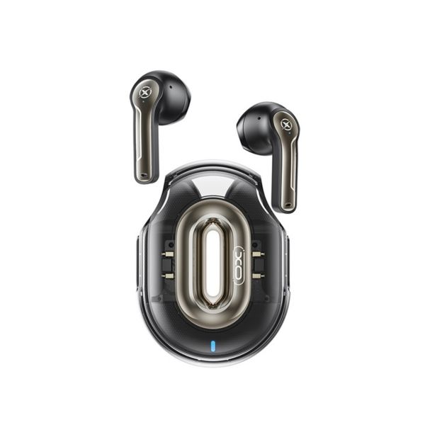 XO X43 bluetooth fülhallgató SZTEREO (v5.4, TWS, mikrofon + töltőtok) FEKETE (XO-X43 BLACK)