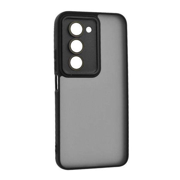 Gigapack Szilikon telefonvédő (ütésállóság, akril hátlap, kameravédő) FEKETE (GP-174580)