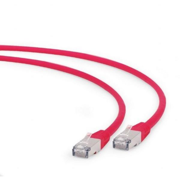 Gembird FTP CAT6A patch kábel 0.5m piros (PP6A-LSZHCU-R-0.5M)