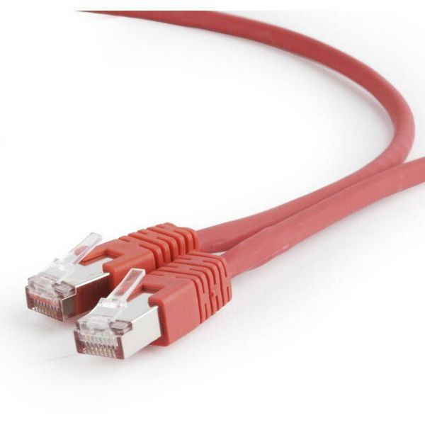 Gembird FTP CAT6A patch kábel 3m piros (PP6A-LSZHCU-R-3M)
