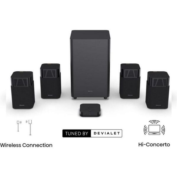 HISENSE HT Saturn 4.1.2 CH 720W Dolby Atmos vezeték nélküli Home Theater