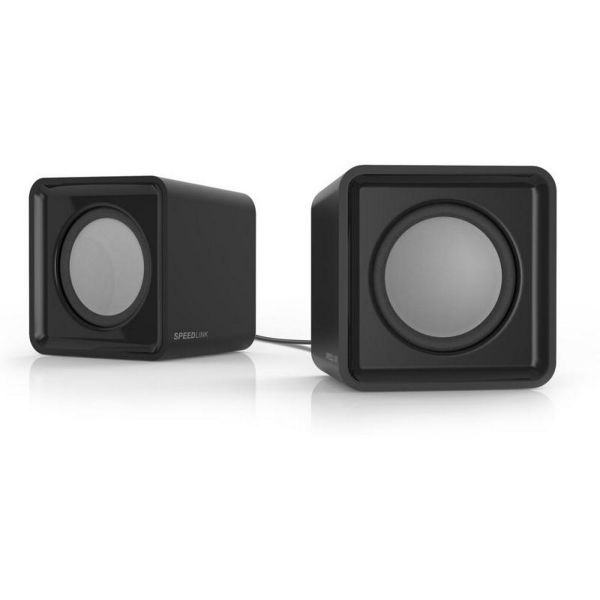 SPEEDLINK SL-810004-BK TWOXO Stereo Speakers, black, Sztereó hangszórók, fekete