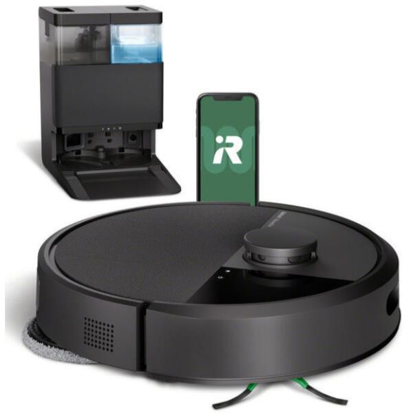 iRobot Roomba Plus 405 Combo robotproszívó AutoWash dokkolóval, fekete (5061042262929)