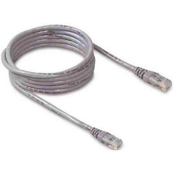 WIRETEK kábel Patch UTP Cat.6 0.5m Szürke (WL022BG-0.5)