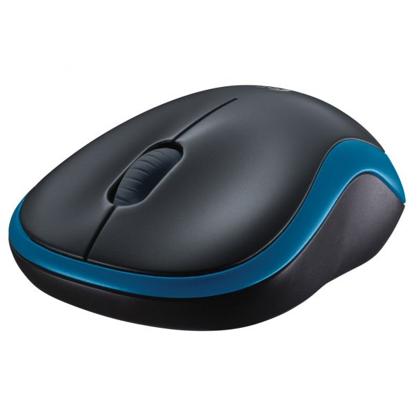 LOGITECH M185 vezeték nélküli egér kék