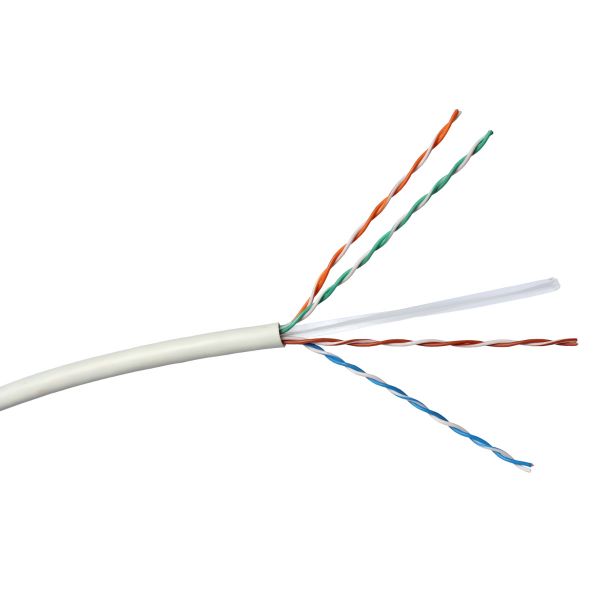 LEGRAND fali kábel réz Cat6 árnyékolatlan (U/UTP) 4 érpár (AWG23) PVC fehér Eca 305m-kartondoboz Linkeo (632724)