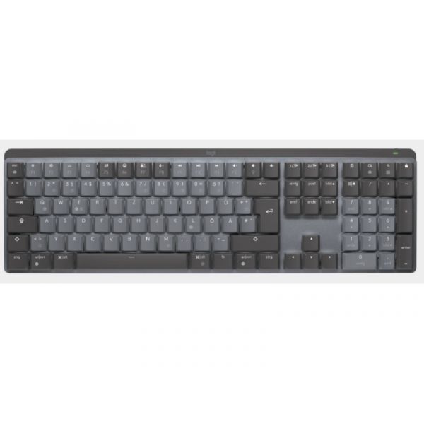 Logitech MX Mechanical Wireless Illuminated Performance Keyboard- 2.4GHZ/BT-N/A-EMEA28-935- Clicky - Graphite - US