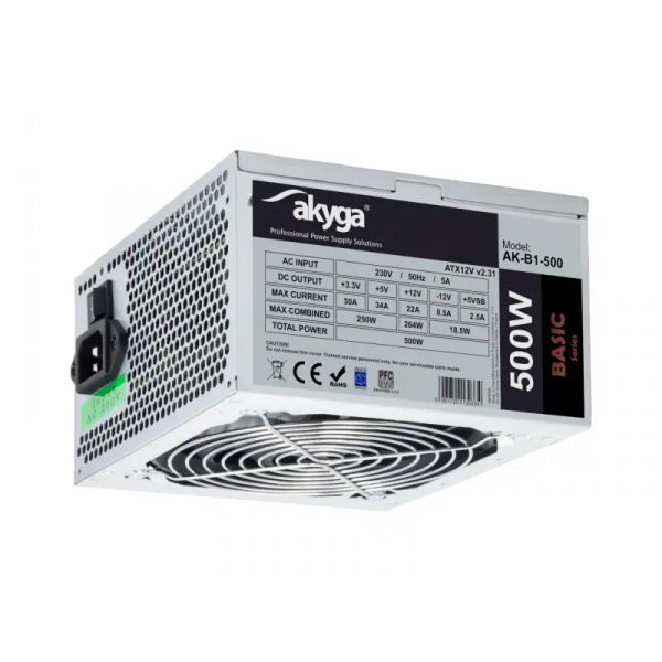 Akyga 500W 12cm AK-B1-500 tápegység