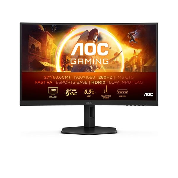 AOC C27G4ZXU 27" FHD VA Ívelt Gaming monitor (C27G4ZXU)