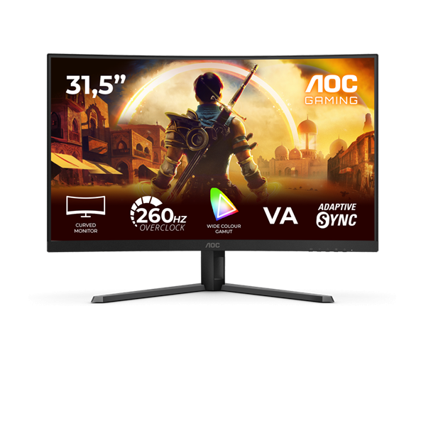 AOC C32G42ZE 31,5" FHD Ívelt VA Gaming 260 Hz monitor