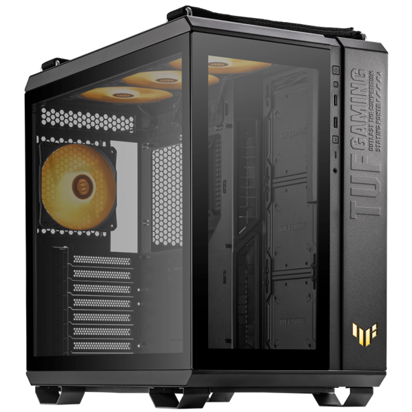 ASUS Ház TUF Gaming GT502 Plus, 650W (PRIME-650B-BLACK), Fekete, Üvegfalú (GT502 PLUS/BLK/TG + PRIME-650B-BLACK)