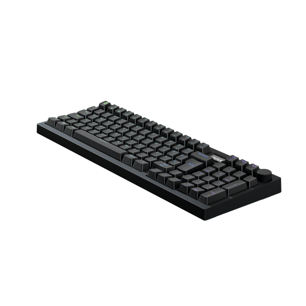 AVAX GM03 USB Mechanikus, Red Switch Vezetékes/Vezeték Nélküli Billentyűzet, Fekete - HUN