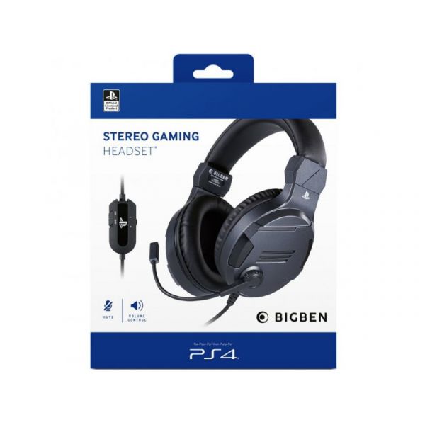 Bigben PS4 Stereo Gaming Headset V3 Titánszürke
