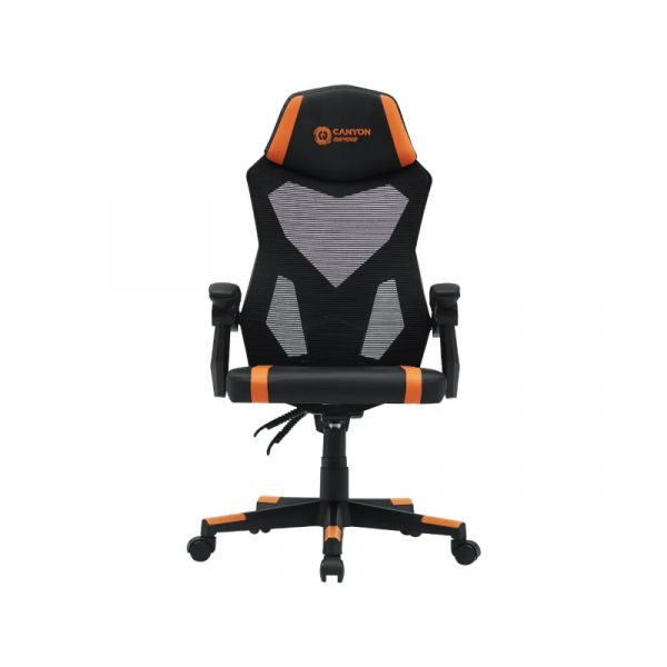 CANYON Flow MCH01 Mesh gaming szék (CNE-MCH01) fekete-narancssága