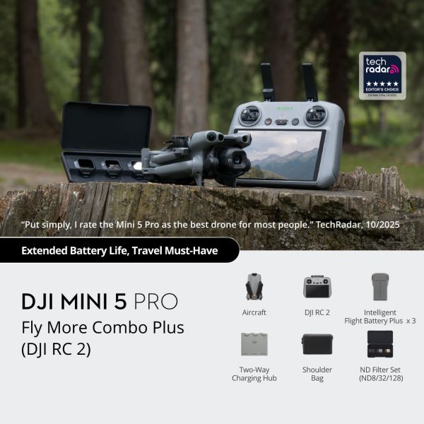 DJI Mini 5 Pro Fly More Combo Plus (DJI RC2) (CP.MA.00001024.01)