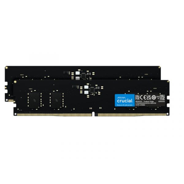 Crucial 16GB Kit (2x8GB) DDR5-5600 UDIMM CL46 (16Gbit) (CT2K8G56C46U5)