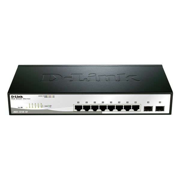 D-Link DGS-1210-10 8 portos Menedzselhető Switch