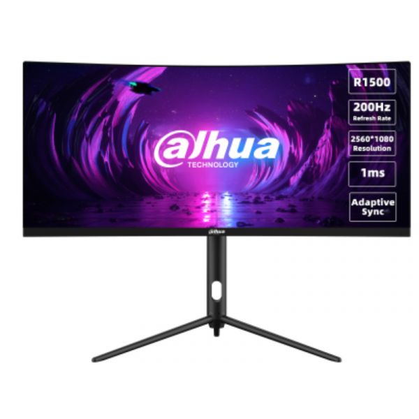 Dahua LM30-E330CA 30" WFHD VA Ívelt Gaming monitor (LM30-E330CA) fekete