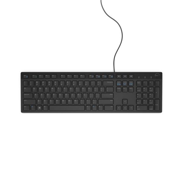 Dell KB216 Vezetékes Multimédia Billentyűzet Fekete