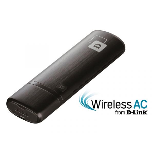 D-Link Vezeték nélküli AC Kétsávos Nano USB 867Mbps Adapter (DWA-182)