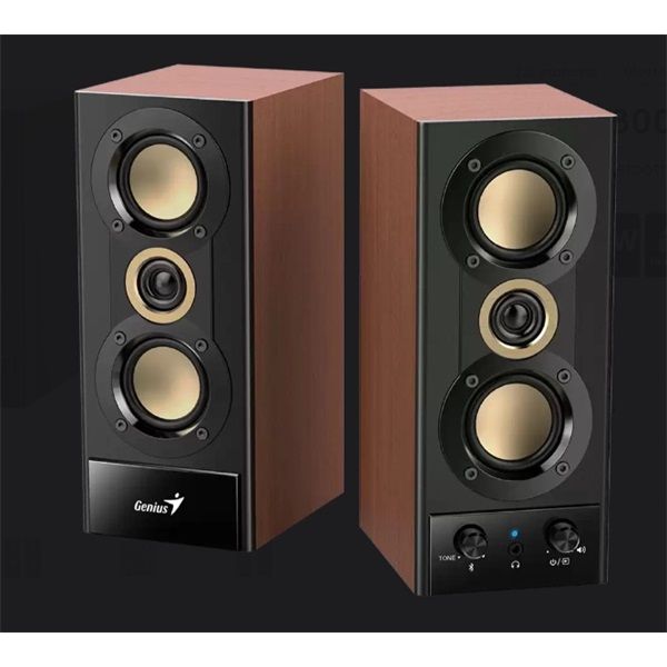 GENIUS 2.0 Hangszóró SP-HF800BT Jack 20 Watt Fa színű, Bluetooth (SP-HF800BT)