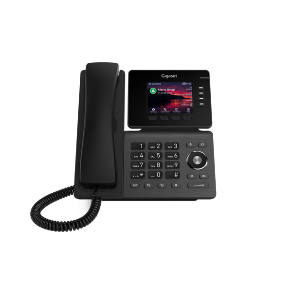GIGASET P810B IP PRO IP asztali telefon, színes TFT kijelző, 4 funckiós LED billentyűk, HD hang, POE képes, Bluetooth (S30853-H4107-R101)