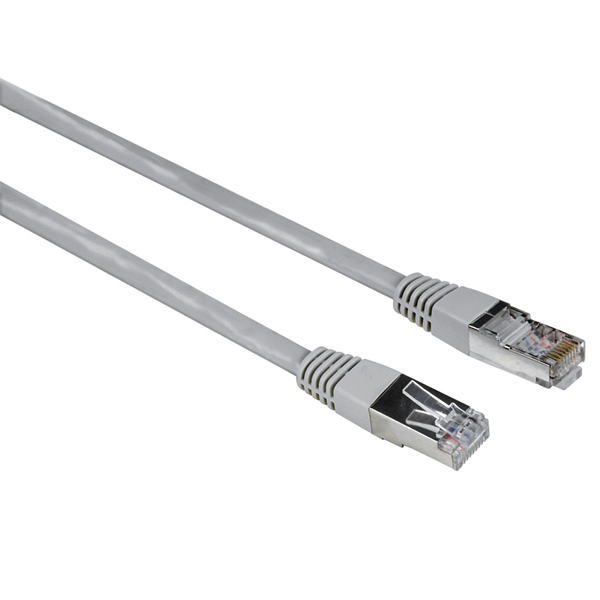 HAMA 200918, FIC PATCHKÁBEL CAT5E F/UTP 10M (1GBPS) ECO, SZÜRKE