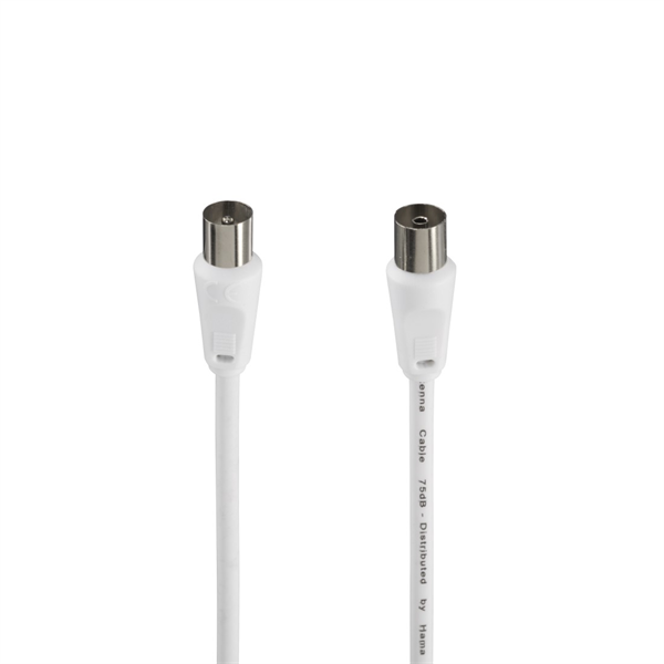 HAMA 205030, FIC ECO ANTENNAKÁBEL 75DB, FEHÉR 25DB/CSG 5,0M, FEHÉR