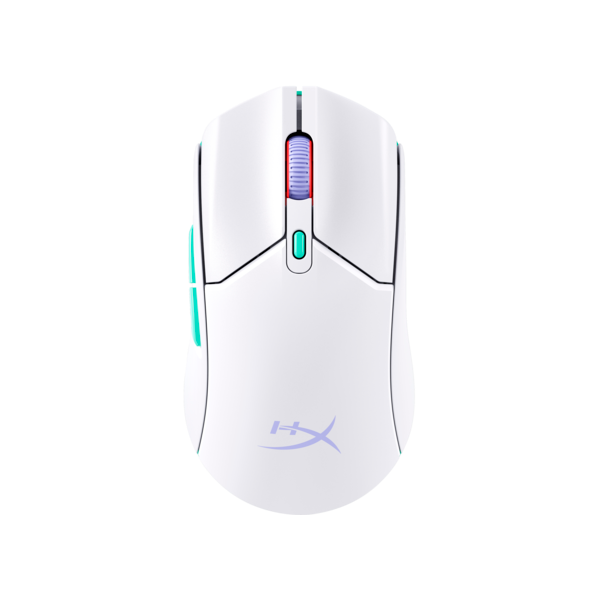 HP HYPERX vezeték nélküli gaming egér Pulsefire Haste 2 Core - fehér (8R2E7AA)