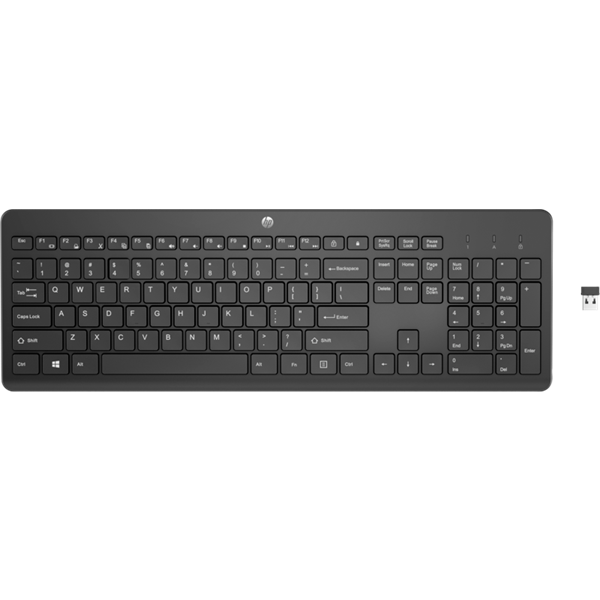 HP 230 vezeték nélküli billentyűzet (3L1E7AA) fekete
