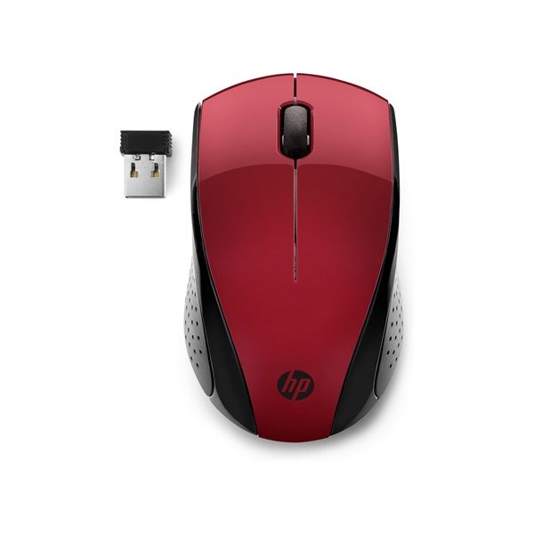HP Vezeték nélküli Egér 220 (7KX10AA) piros