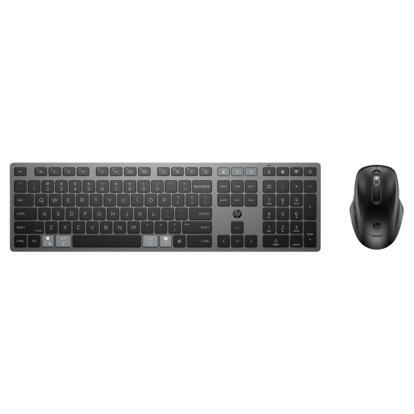 HP 720 vezeték nélküli billentyűzet és egér, többeszközös (9T5A9AA) fekete