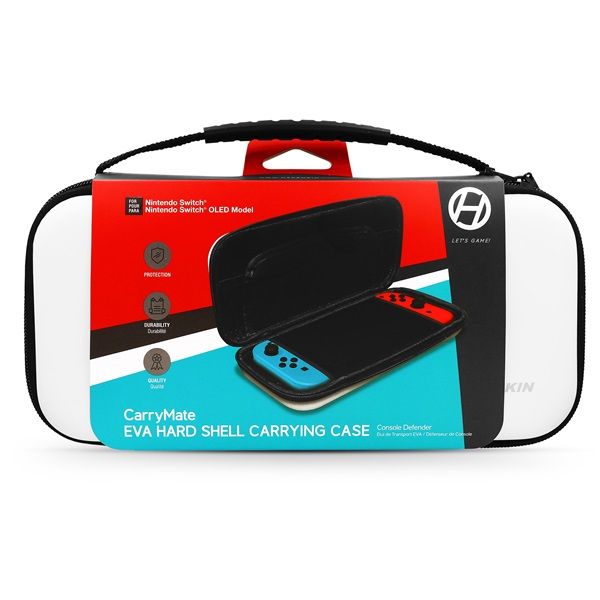 HYPERKIN CarryMate EVA Nintendo Switch/Switch OLED/Switch Lite Erősített utazótok (M07599-WH) Fehér