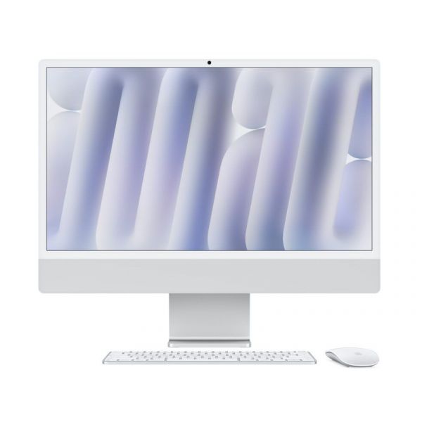 Apple IMac 24" (2024) -  M4 10C CPU/10C GPU - 16GB/256GB (MWUU3MG/A) Silver