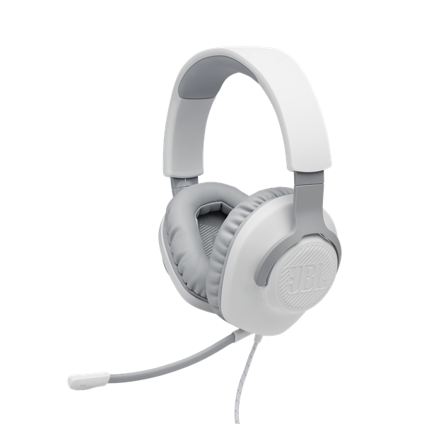 JBL Quantum 100 Gamer Fejhallgató (JBLQUANTUM100WHT) Fehér