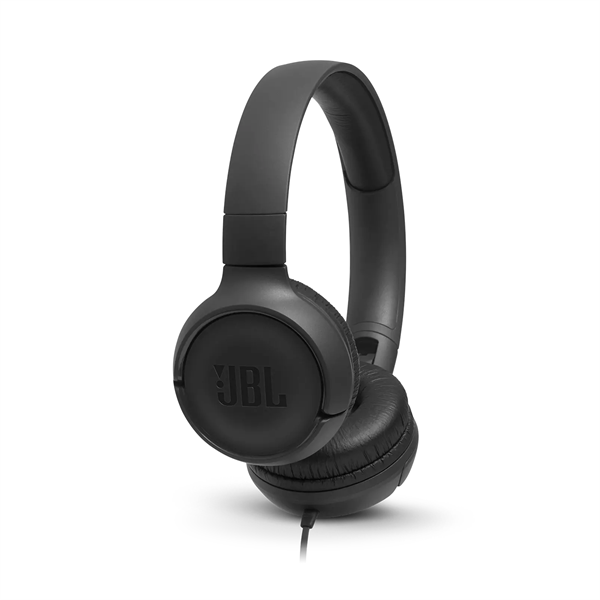 JBL Tune 500 vezetékes fejhallgató (JBLT500BLK) fekete