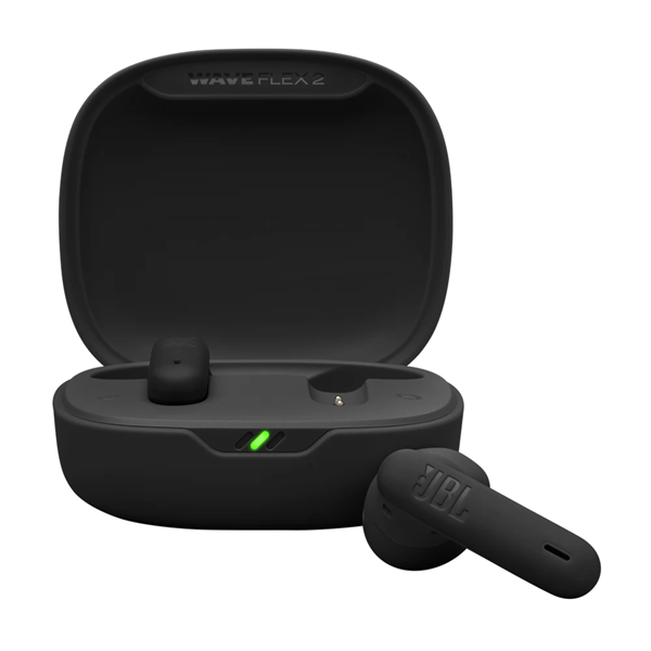 JBL Wave Flex 2 Bluetooth fülhallgató, Fekete (JBLWFLEX2BLK)
