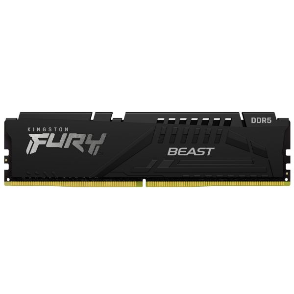 KINGSTON FURY Memória DDR5 16GB 6400MT/s CL32 DIMM Beast Black EXPO (KF564C32BBE-16)