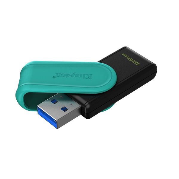 KINGSTON Pendrive 128GB, DT Exodia S USB 3.2 Gen 1 (fekete-türkiz) (DTXS/128GB)